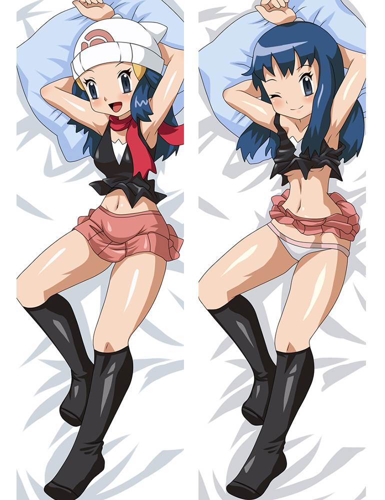 Pokémon Pocket Monster Dawn Anime Dakimakura Pillow Cover