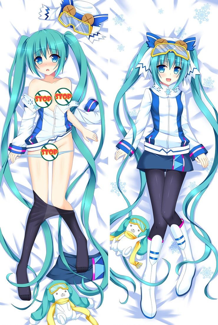 Vocaloid Hatsune Miku Snow Miku Anime Dakimakura Pillow Cover