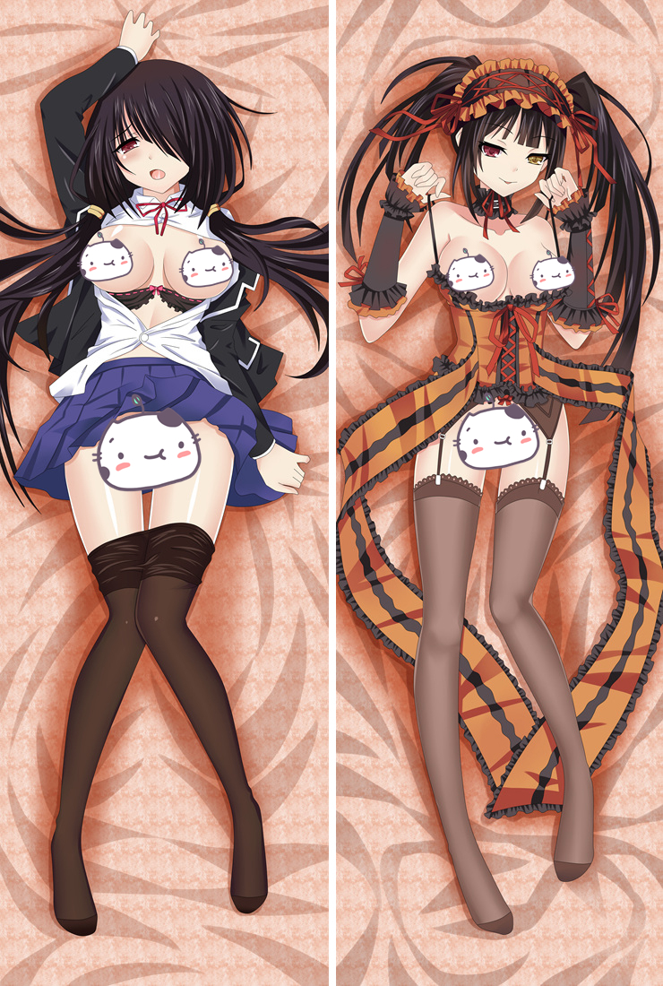 Date A Live Kurumi Tokisaki Anime Dakimakura Pillow Cover