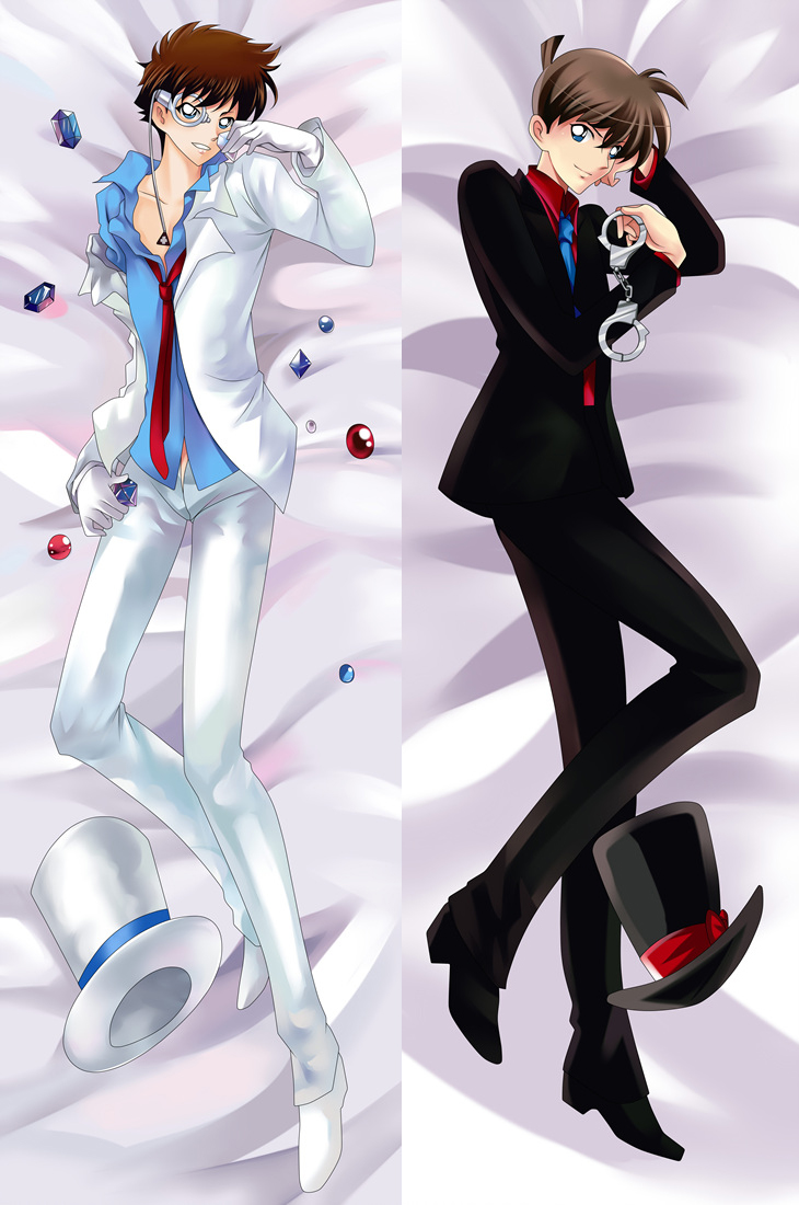 Detective Conan Jimmy Kudo Kaito Kuroba Anime Dakimakura Pillow Cover
