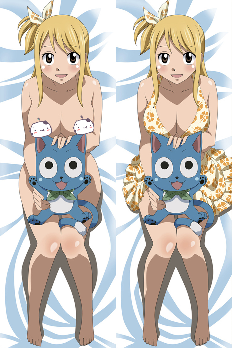 Fairy Tail Lucy Heartfilia Anime Dakimakura Pillow Cover