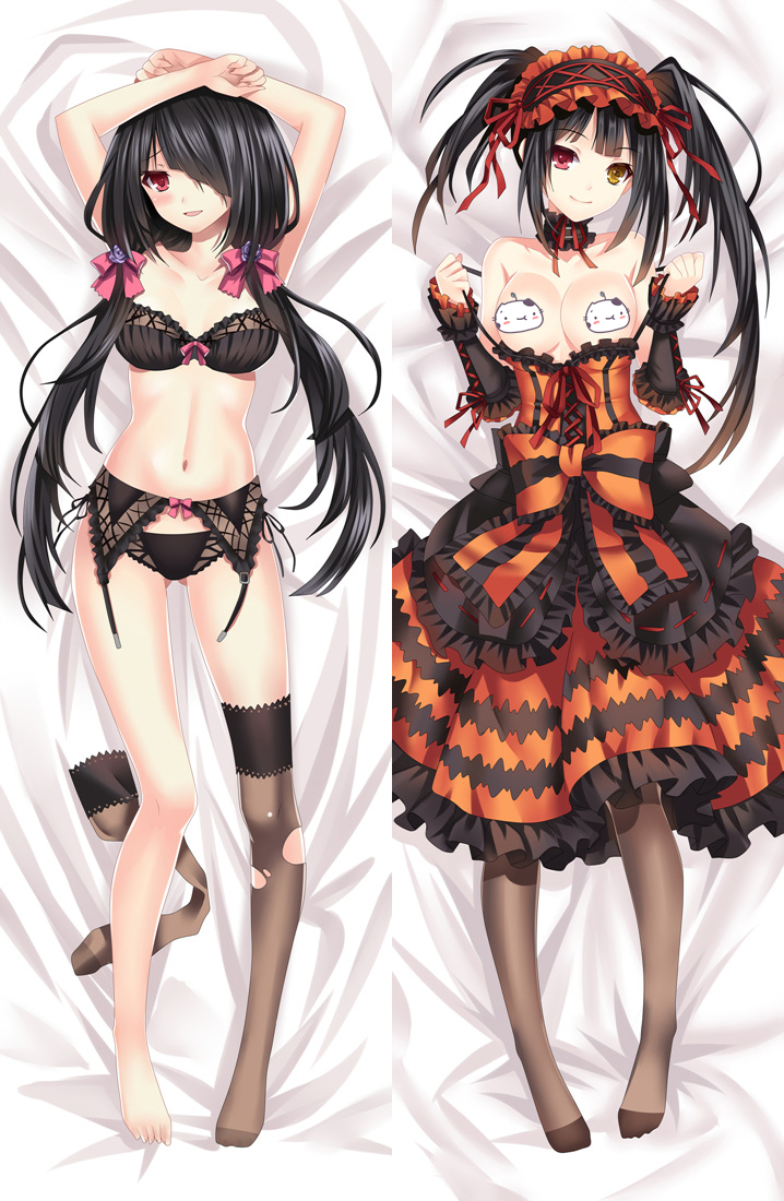 Date A Live Kurumi Tokisaki Anime Dakimakura Pillow Cover