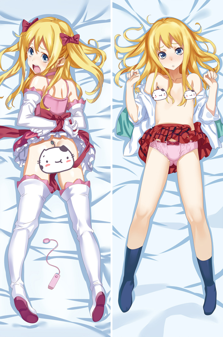 Blonde loli Anime Dakimakura Pillow Cover