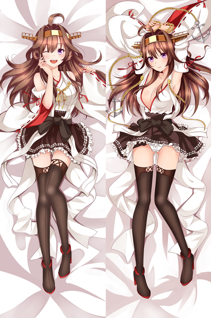 Kantai Collection Kongō Anime Dakimakura Pillow Cover