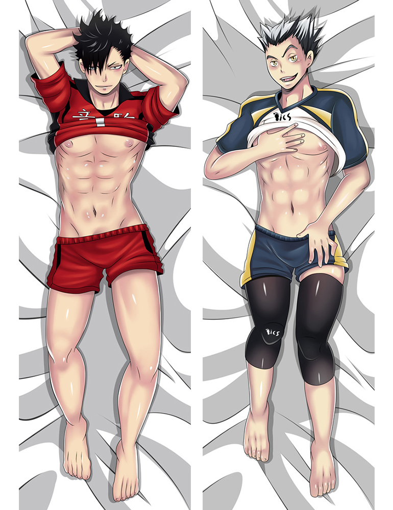 Haikyu!! Nekoma High Tetsurō Kuroo Anime Dakimakura Pillow Cover
