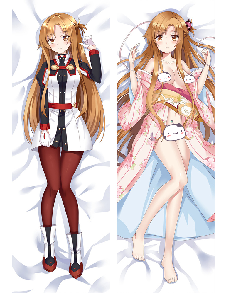 Sword Art Online Ordinal Scale SAO Asuna Yuki Anime Dakimakura Pillow Cover