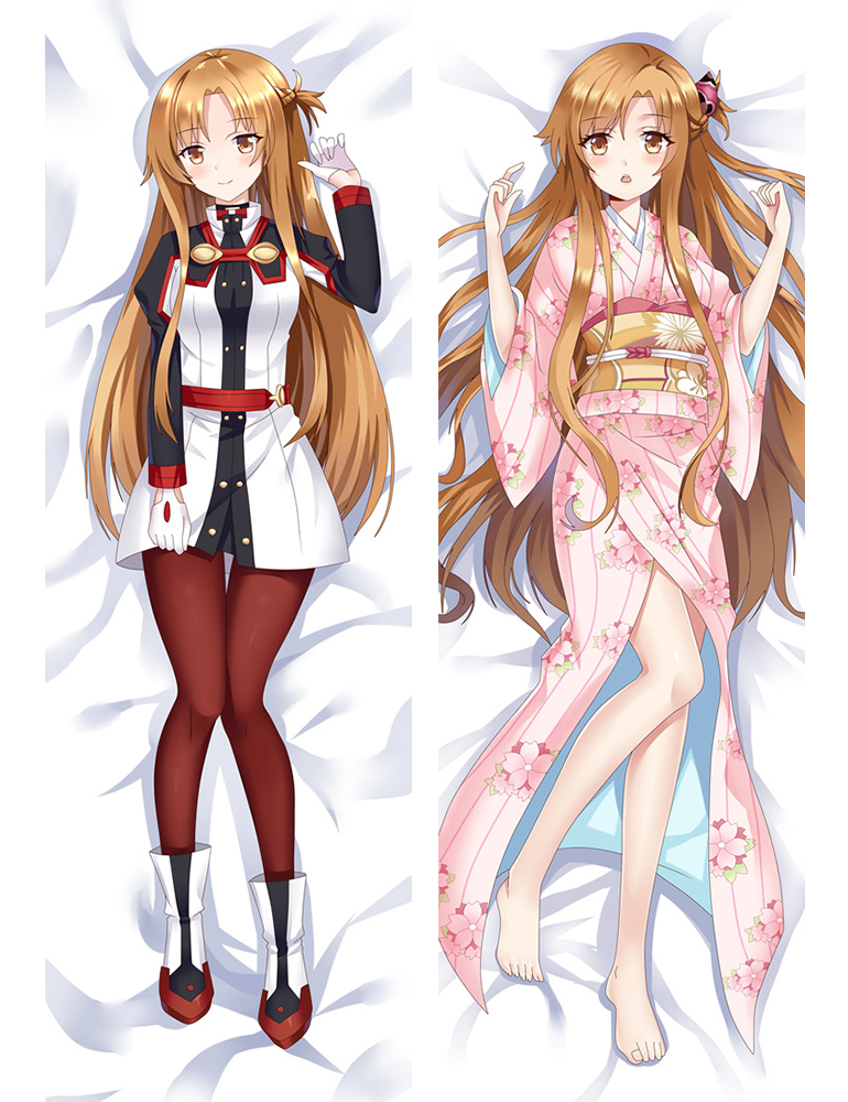 Sword Art Online Ordinal Scale SAO Asuna Yuki Anime Dakimakura Pillow Cover