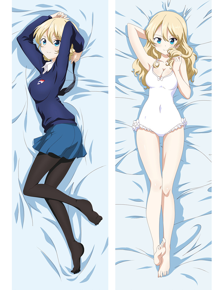Girls und Panzer Darjeeling Anime Dakimakura Pillow Cover