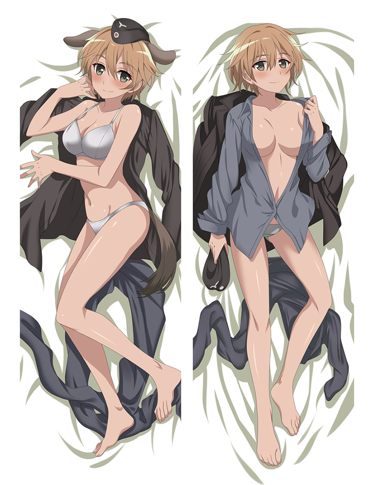 Strike Witches Waltrud Krupinski Anime Dakimakura Pillow Case