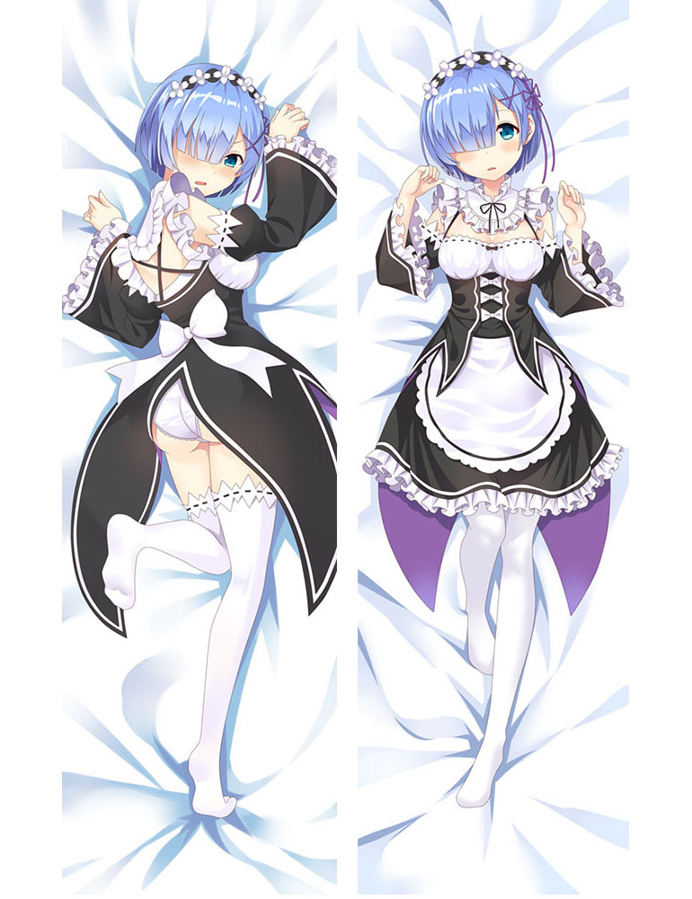 Re:Zero Dakimakura Rem Anime Girl Hugging Body Pillow Case Cover