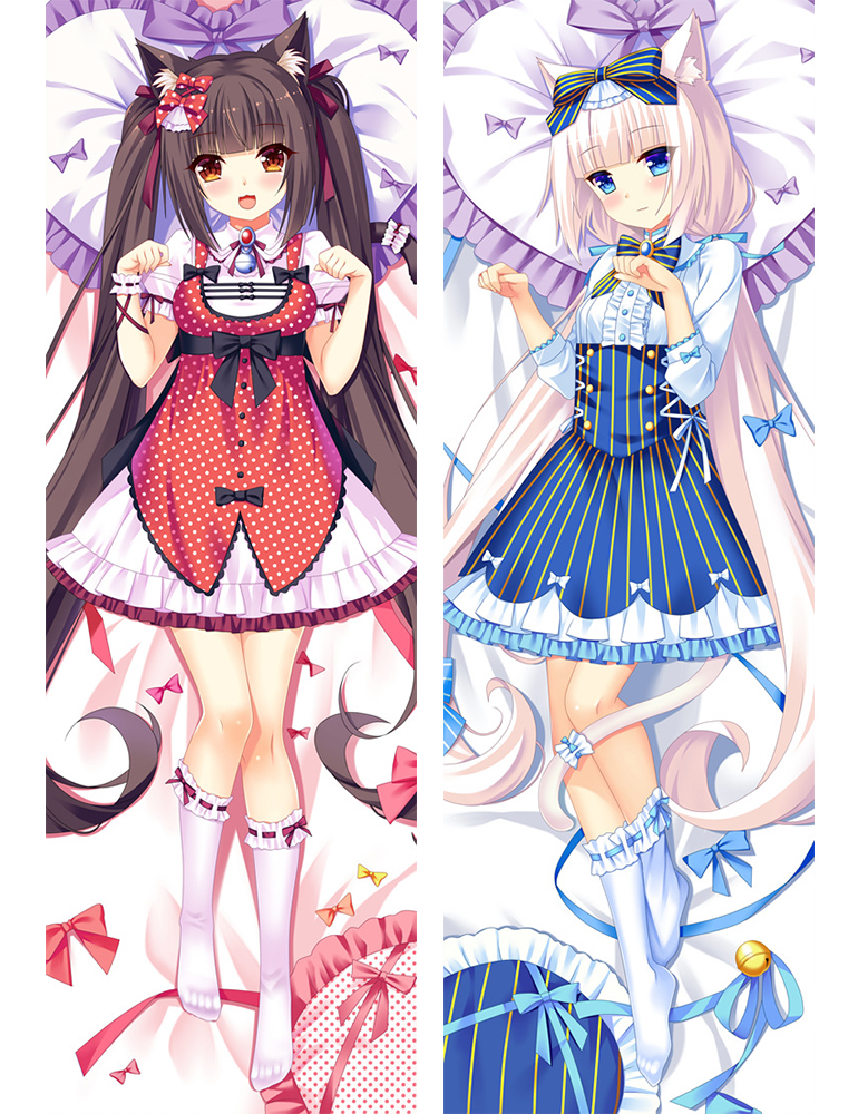 Nekopara Chocola Vanilla Anime Dakimakura Pillow Case