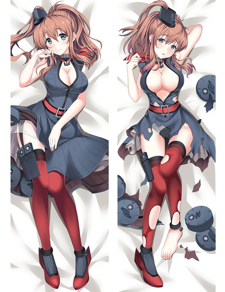 New Anime Kantai Collection KanColle Saratoga Dakimakura Hug Body Pillow Case Cover