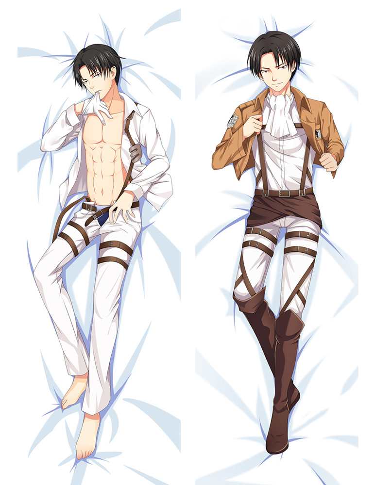 New Attack On Titan Shingeki no Kyojin Dakimakura Levi Anime Body Pillow Case