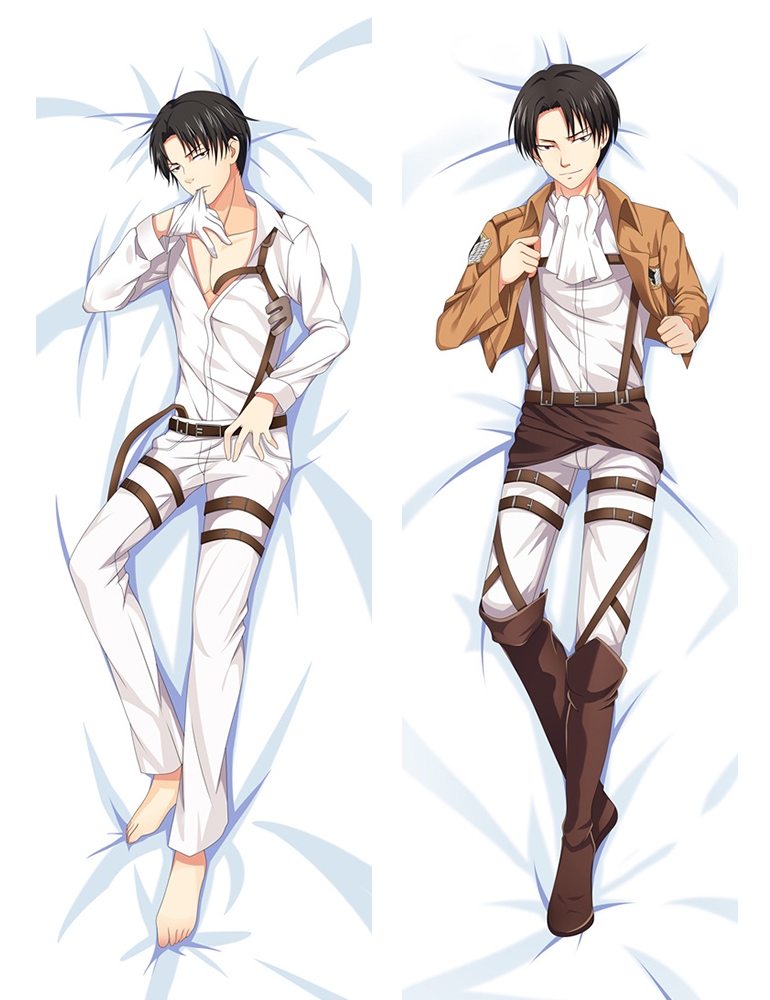 New Attack On Titan Shingeki no Kyojin Dakimakura Levi Anime Body Pillow Case
