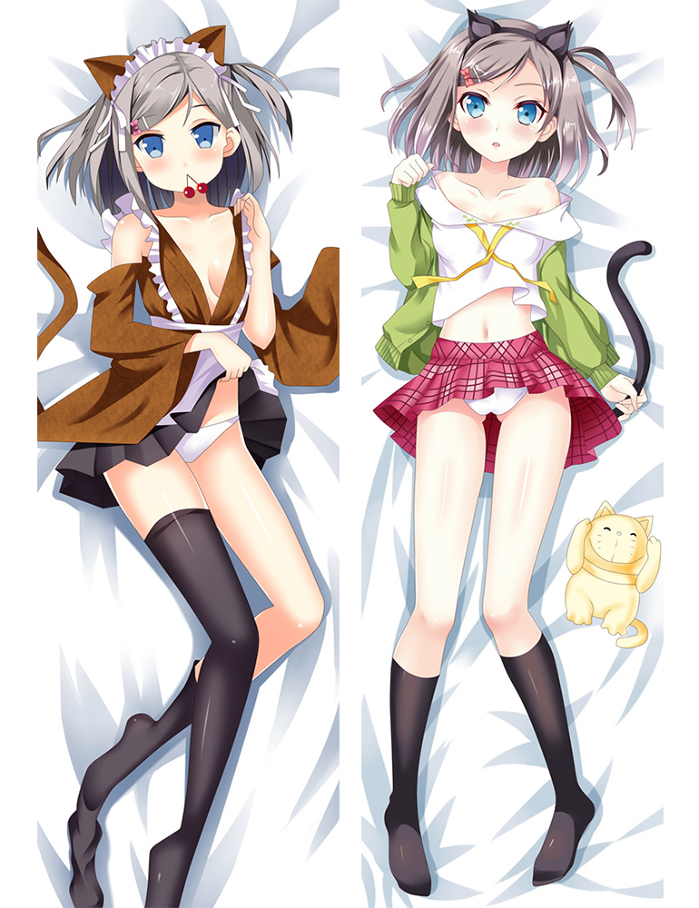 The "Hentai" Prince and the Stony Cat Tsutsukakushi Tsukiko Anime Dakimakura Pillow Cover
