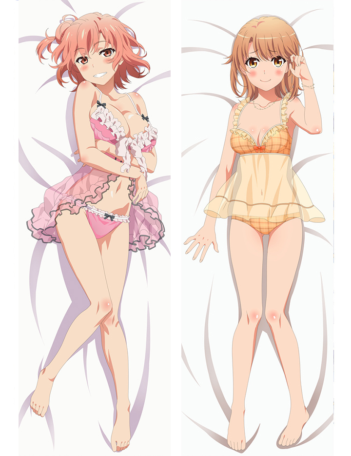My Youth Romantic Comedy Is Wrong, As I Expected Yui Yuigahama Anime Dakimakura Pillow Cover