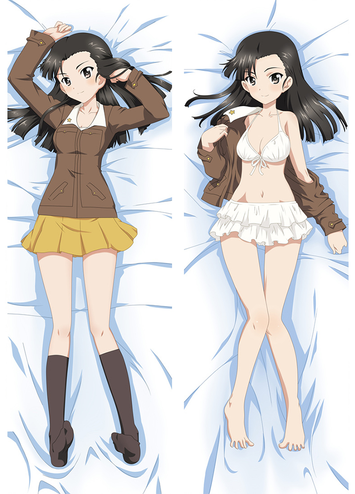 Girls Und Panzer Kinuyo Nishi Anime Dakimakura Pillow Cover