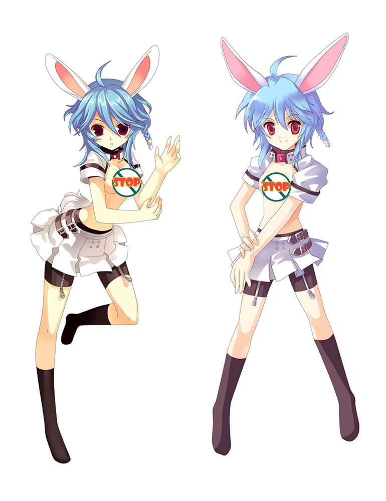 Trickster Online Bunny Anime Dakimakura Pillow Cover