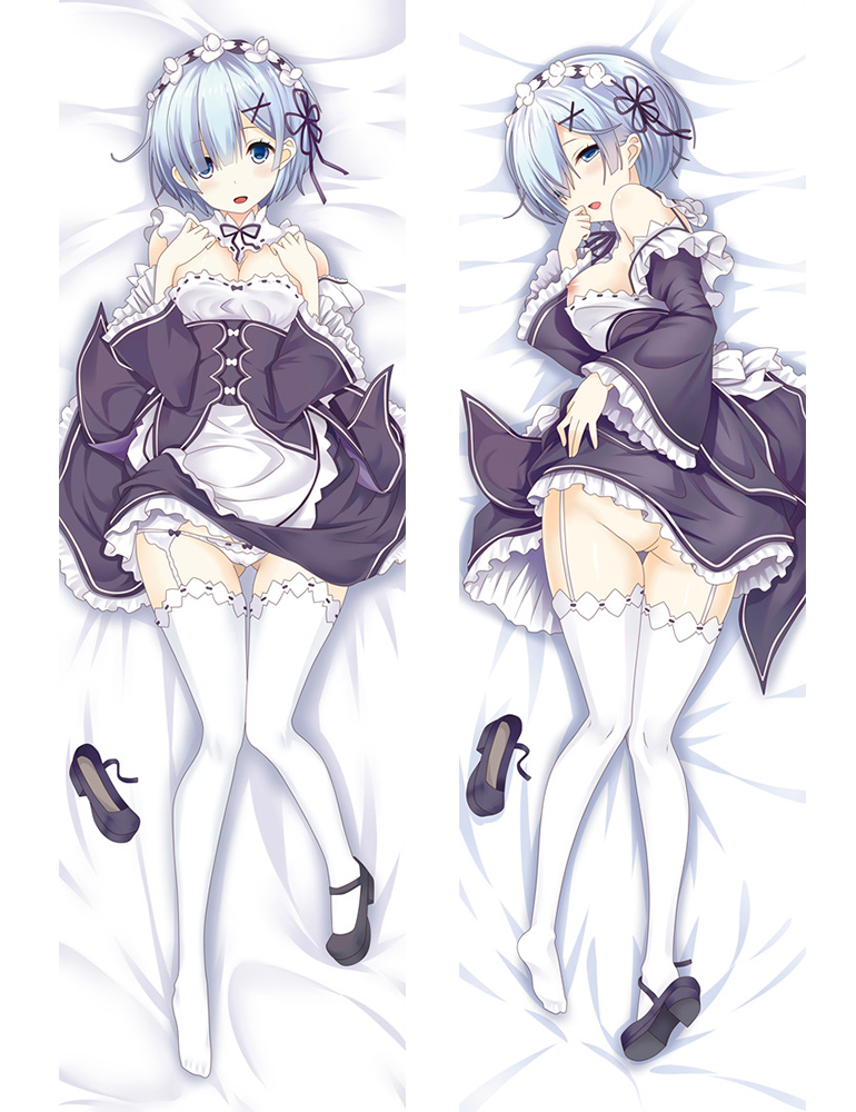 New Re:Zero Dakimakura Rem Anime Girl Hugging Body Pillow Case Covers