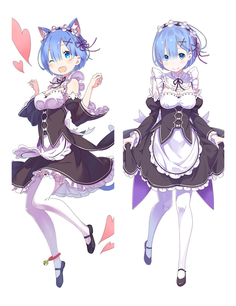 New Re:Zero Dakimakura Rem Anime Girl Hugging Body Pillow Case Covers