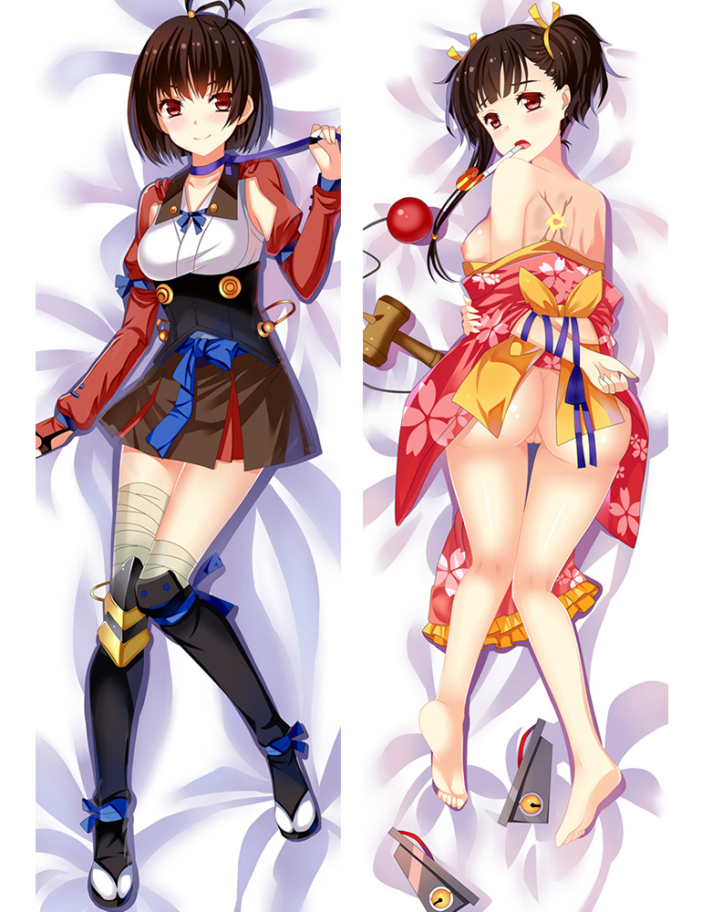 New Anime Kabaneri of the Iron Fortress Mumei Dakimakura Hug Body Pillow Case