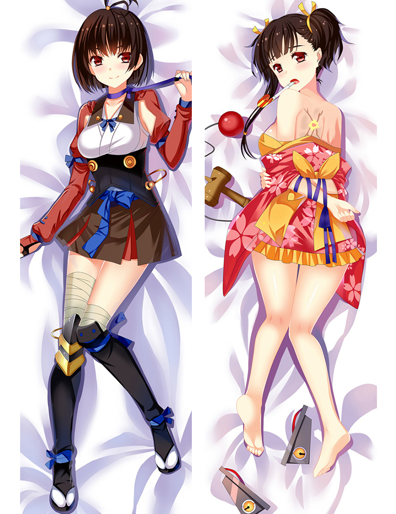 New Anime Kabaneri of the Iron Fortress Mumei Dakimakura Hug Body Pillow Case