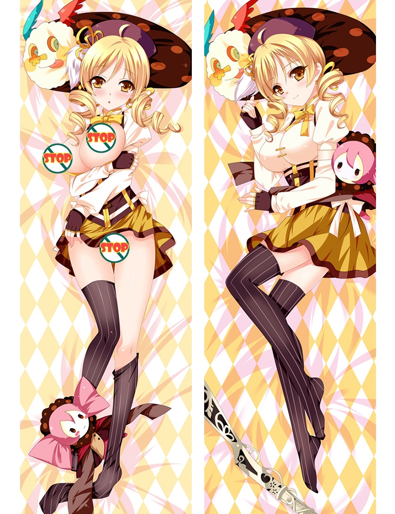 New Anime Puella Magi Madoka Magica Dakimakura Bed Cushion Tomoe Mami Pillow Cover