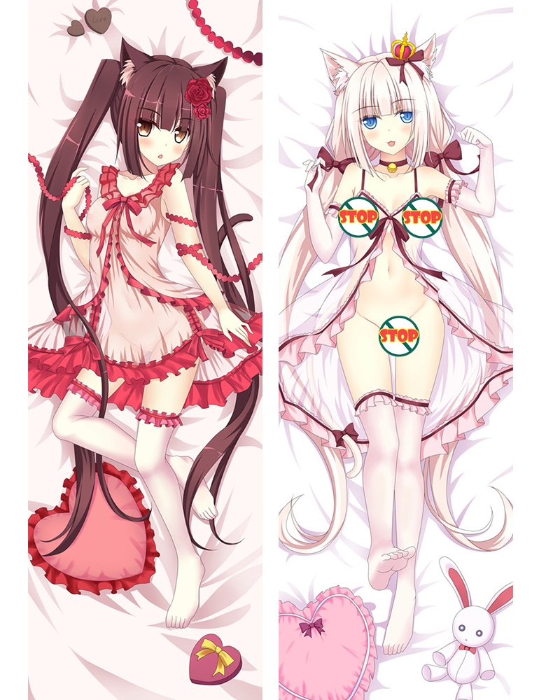 New Anime chocolat Nekopara vol2 sayori Dakimakura Hugging Cover Pillow Case