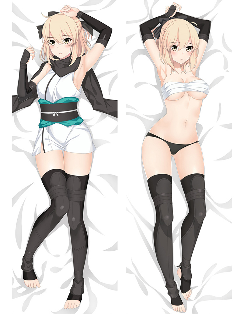 New Anime Dakimakura Fate Grand Order Okita Souji Hugging Body Pillow Case cover