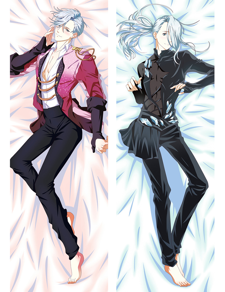 New Yuri on Ice Long-Haired Viktor Nikiforov Male Anime Dakimakura Japanese