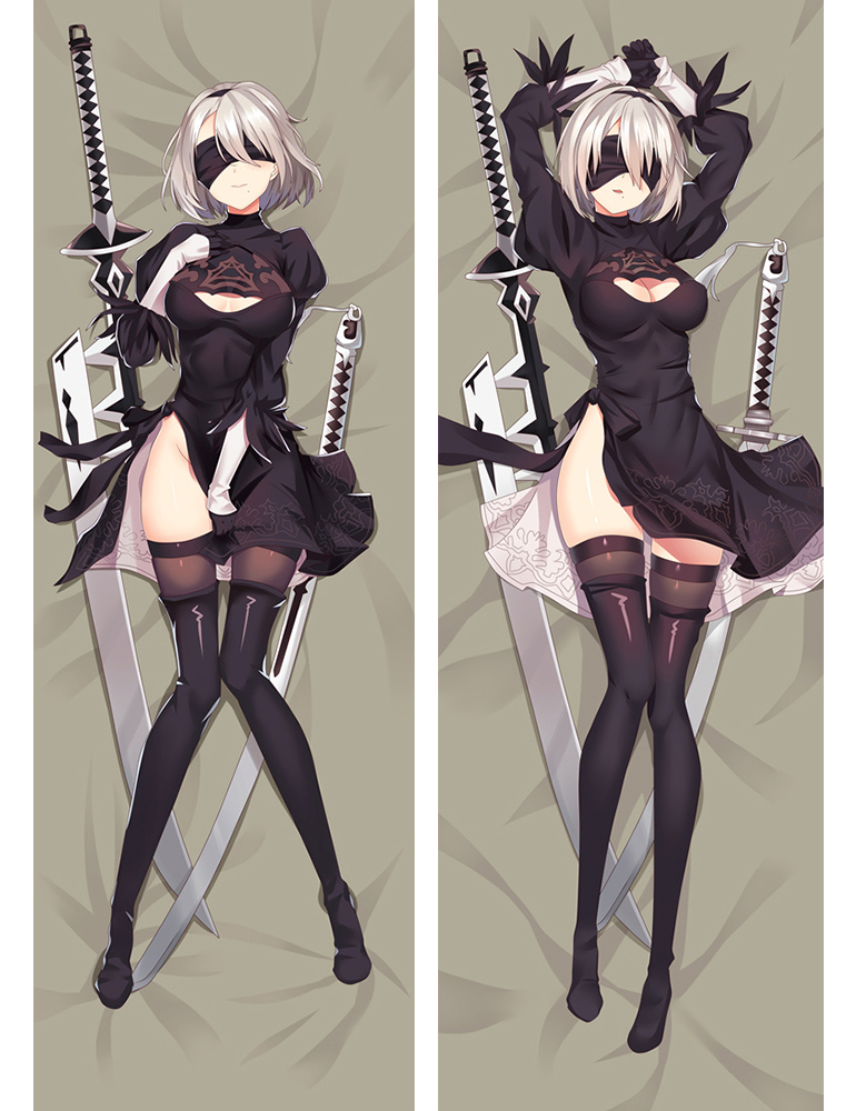 New Game NieR Automata YoRHa 2B Dakimakura Hugging Body Pillow Case Cover