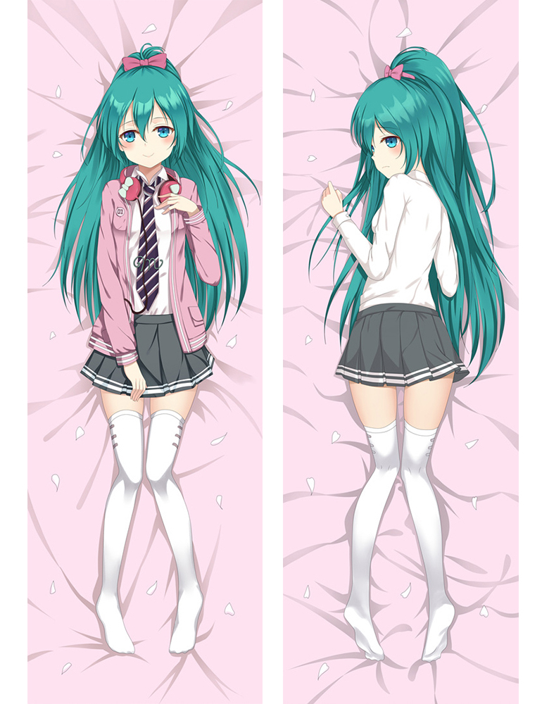 Cute Japan Anime VOCALOID Hatsune Miku Dakimakura Hug Body Pillow Case Cover