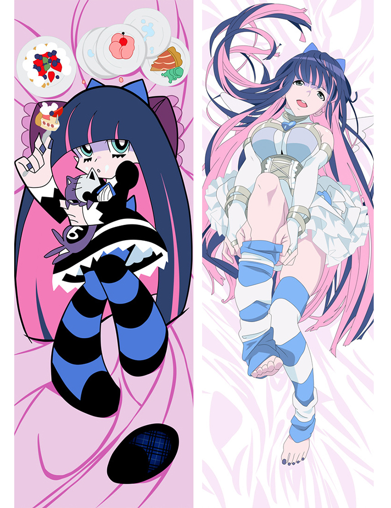 Newly Panty & Stocking with Garterbelt Stocking Panty Girl Washable Anime Body Pillow Case