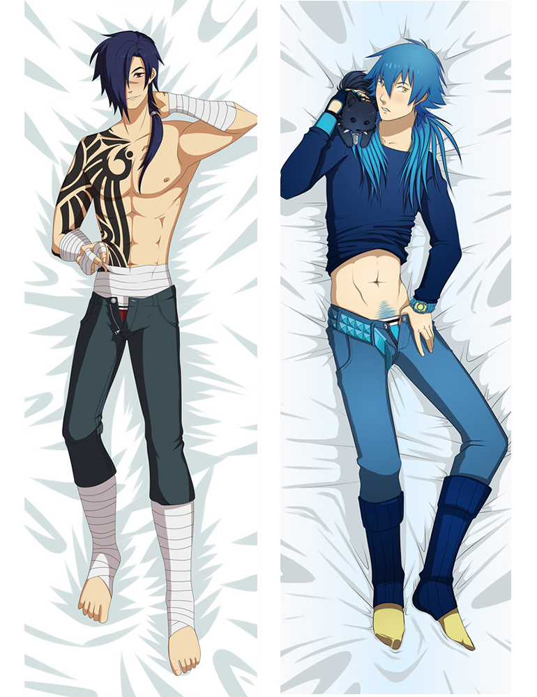 Newly Japanese Anime DMMD Dramatical Murder Clear Male BL Hugging Body Pillow Cover Case Bedding Covers