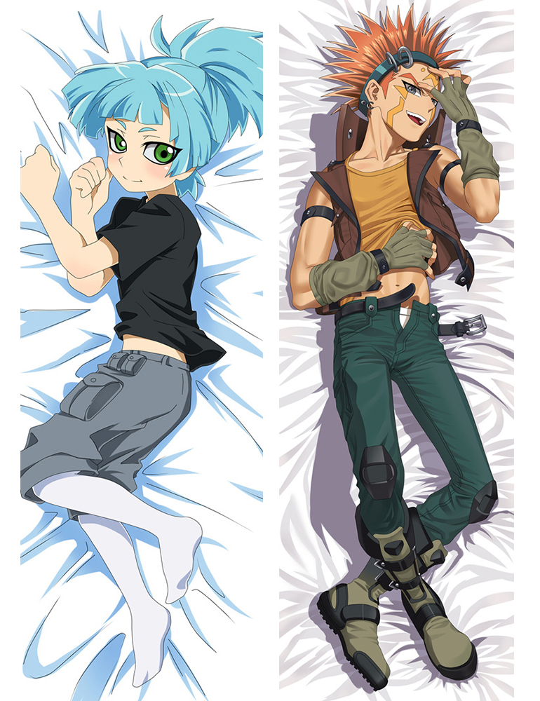 Newly Anime Game Yu-Gi-Oh! Crow Hogan Dakimakura Hugging Body Pillow Case Cover