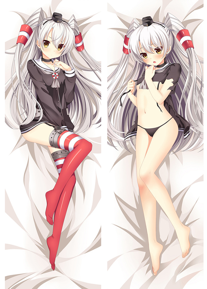 Kantai Collection Japanese destroyer Amatsukaze Anime Dakimakura Pillow Cover