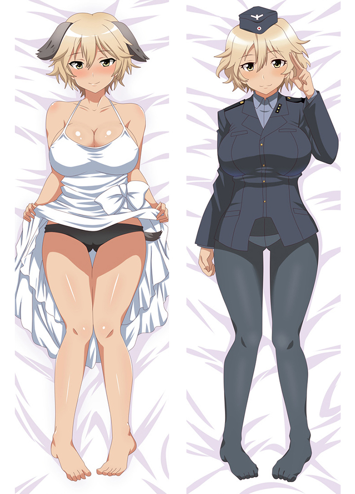 Brave Witches Warutrud Krupinski Anime Dakimakura Body Pillow Cover