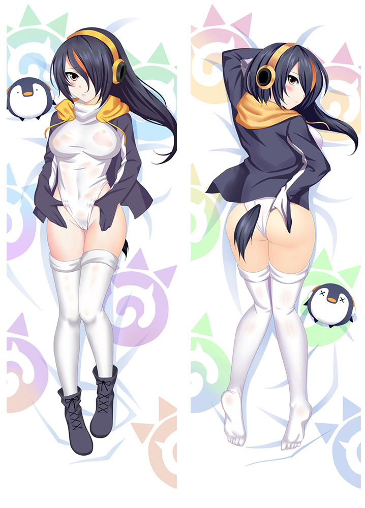 Newly Anime Kemono Friends Emperor Penguin Dakimakura Hugging Body Pillow Cover