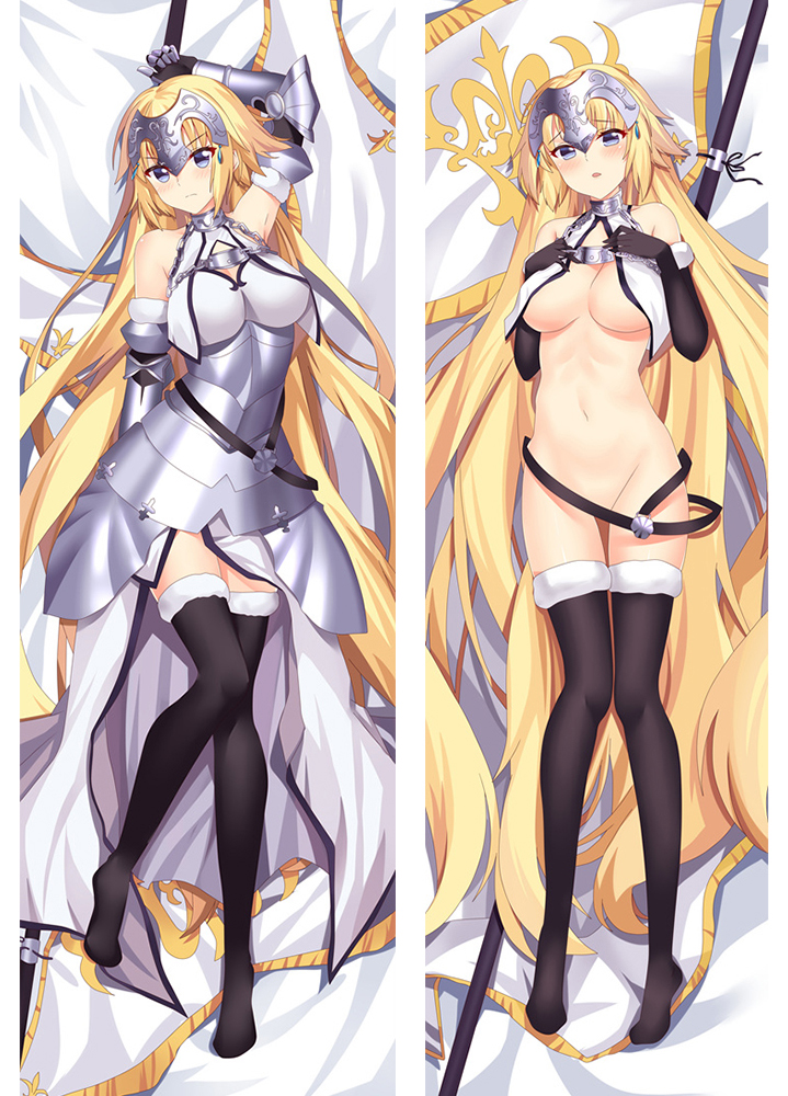 Newly Anime Fate Grand Order/FGO  Joan of Arc Otaku Dakimakura Hug Body Pillow Cover