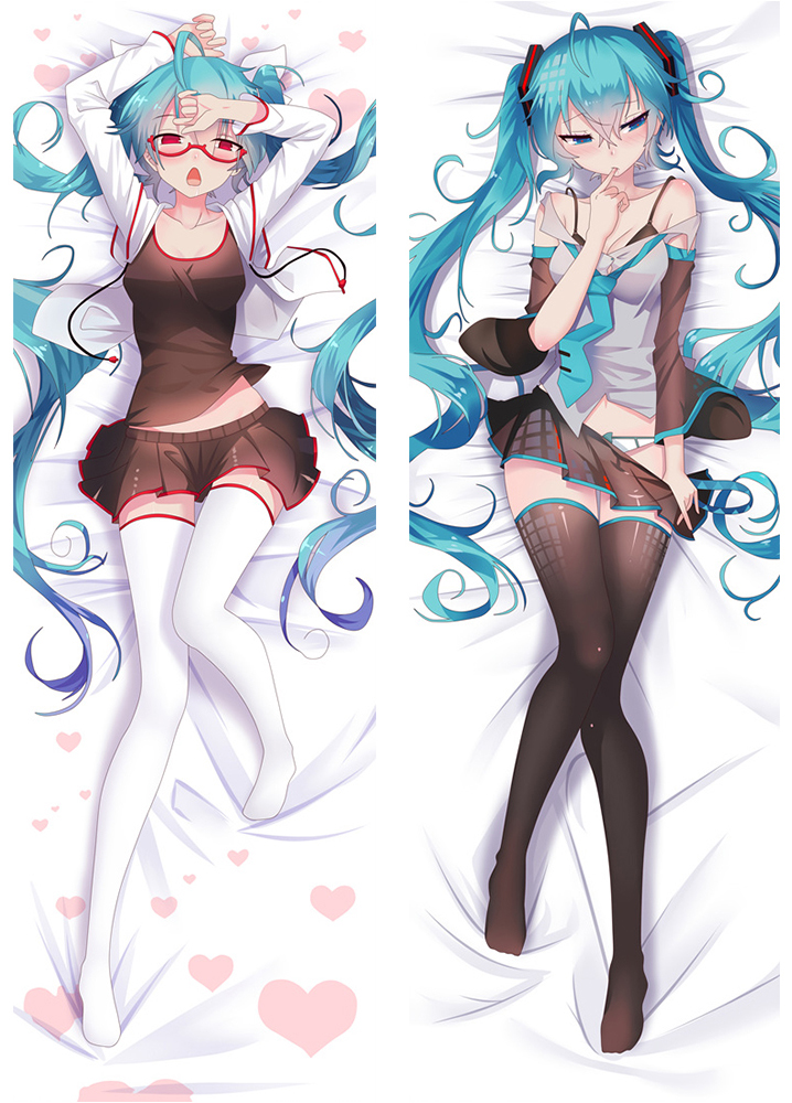 Newly Anime Dakimakura Music Hatsune Miku PillowCase Cover Hugging Body