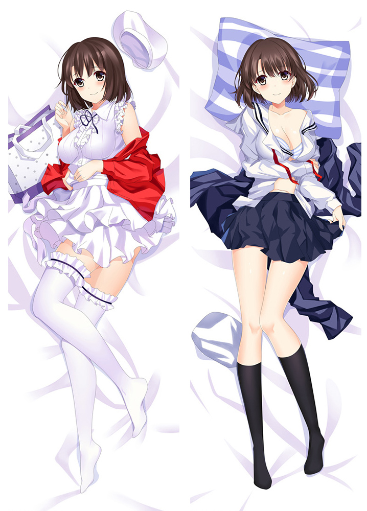 New Anime Saekano: How to Raise a Boring Girlfriend Dakimakura Katou Megumi Pillow Case