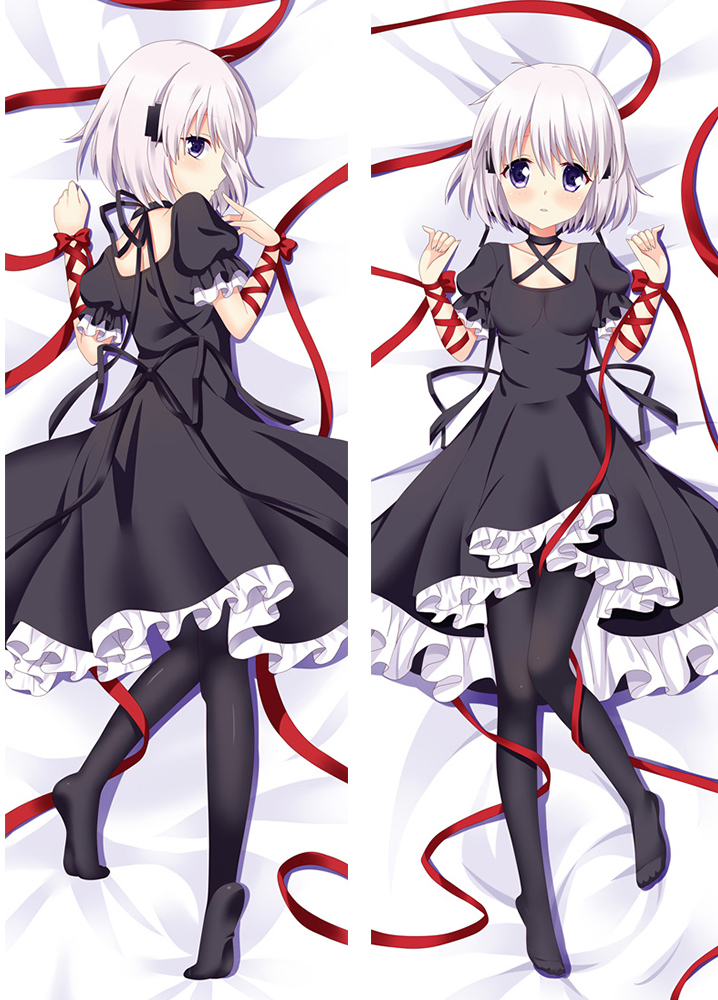 Anime Rewrite Dakimakura Hugging Body Kagari Pillow Case cover