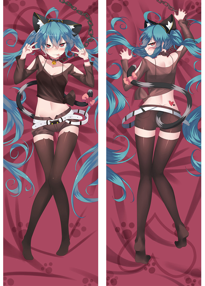 New Anime VOCALOID Hatsune Miku Otaku Dakimakura Hug Body Pillow Cover