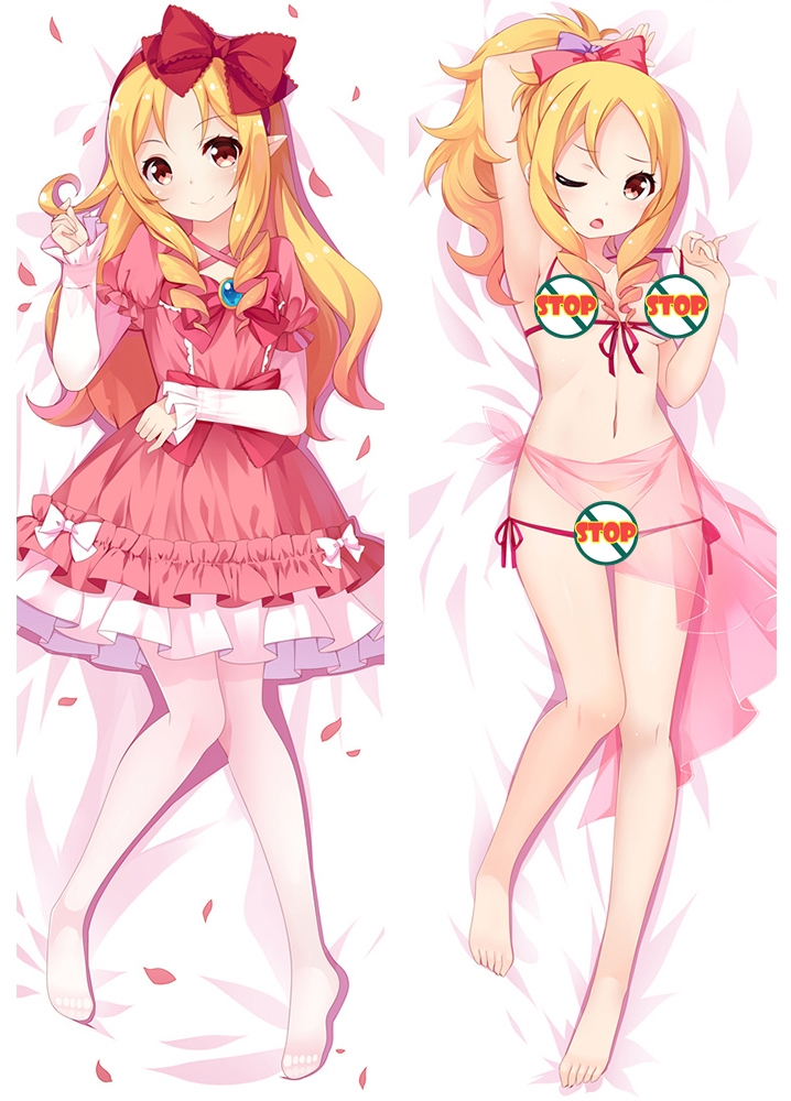 New Eromanga Sensei Elf Yamada Maid Otaku Dakimakura Hugging Body Pillow Case Cover