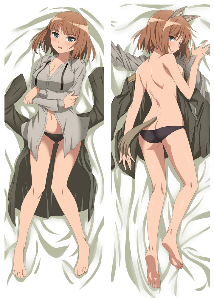 Anime Dakimakura Pillowcase Bedding Hug Baby Strike Witches Miyafuji Yoshika