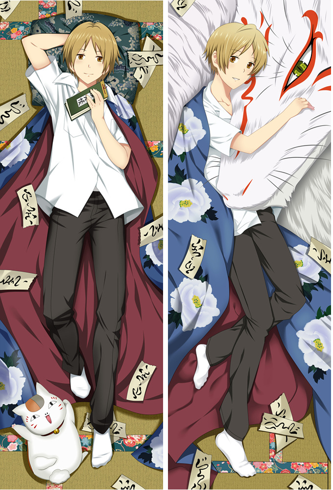 Anime Natsume's Book of Friends Dakimakura otaku Pillow Case Cover Hug Body