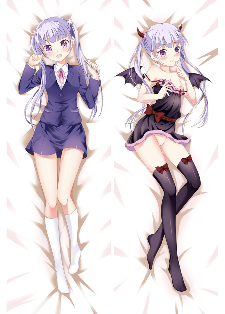 Anime New Game! Suzukaze Aoba Pillow Case Cover Dakimakura Hugging Body