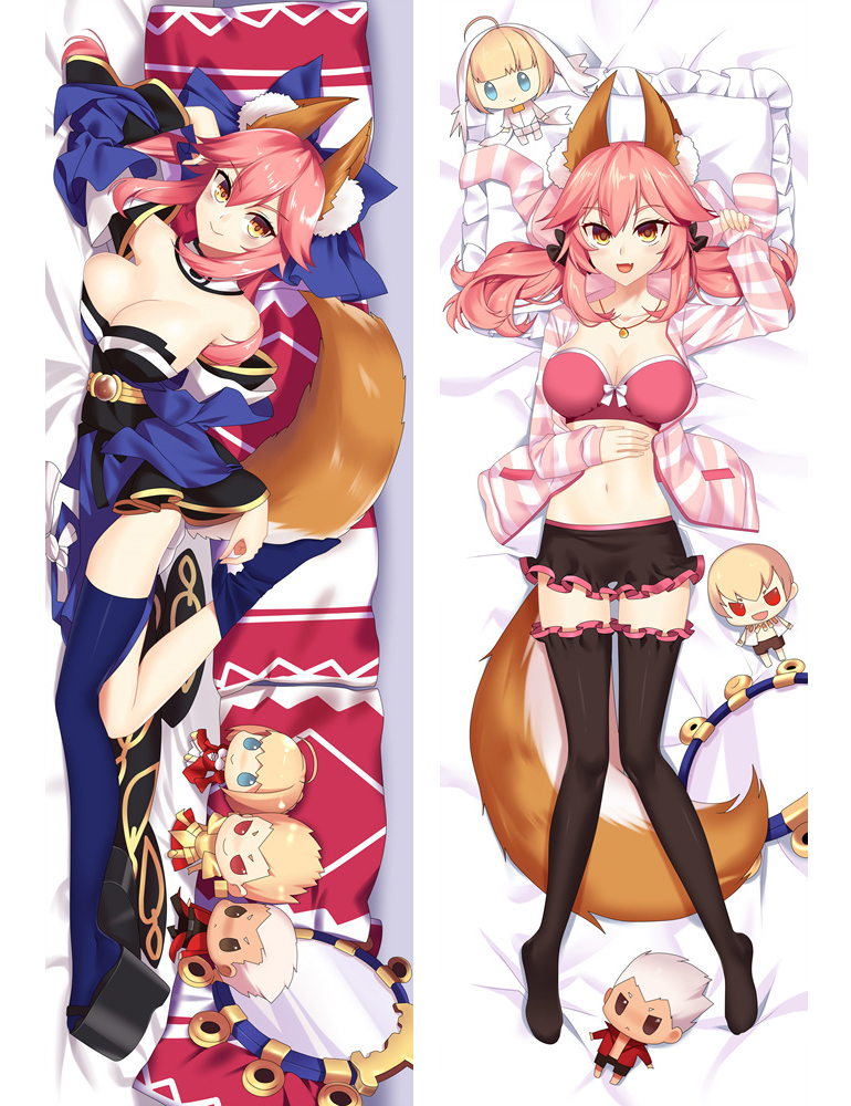 Anime Fate Grand Order Tamamo no Mae Dakimakura Hug Body Pillow Cover