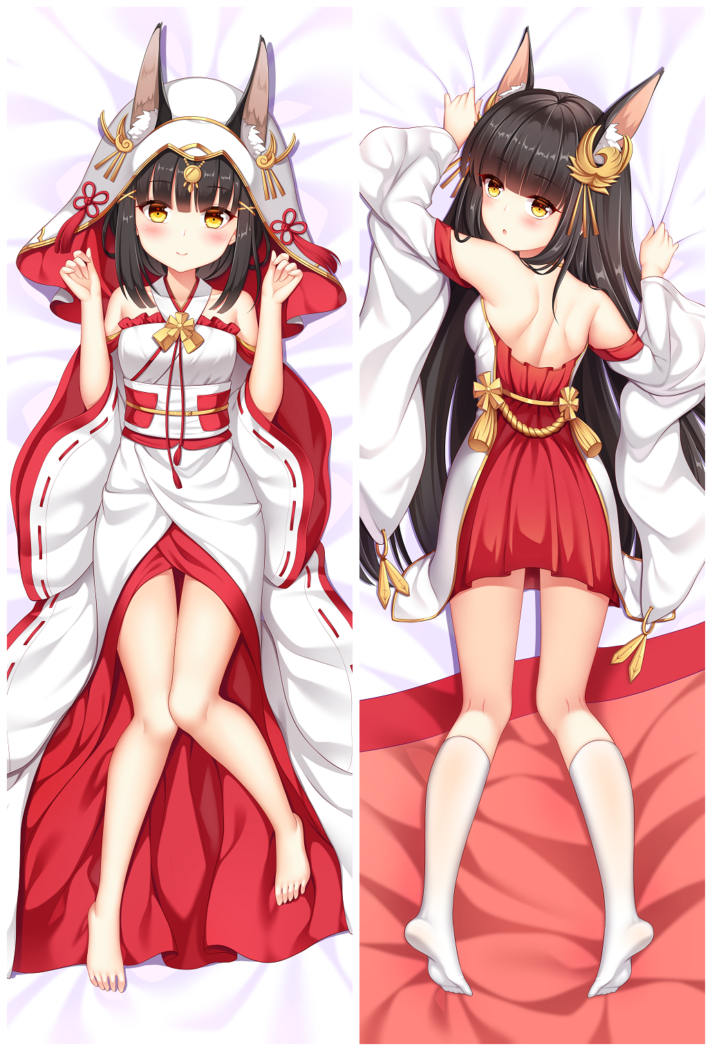 Azur Lane Nagato 3D Detachable Pillow Cover（Including 3D Breasts or Hips）