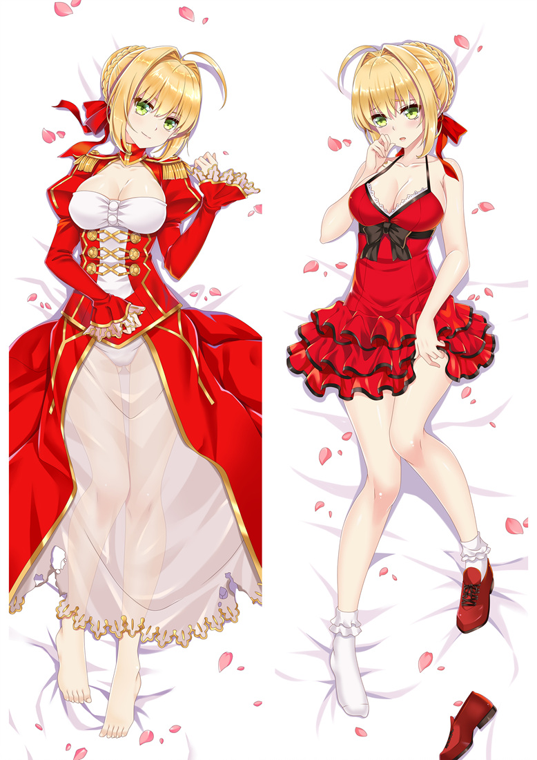 Fate/EXTRA NERÓ CLAVDIVS CAESAR Saber Venus Anime Dakimakura Pillow Cover